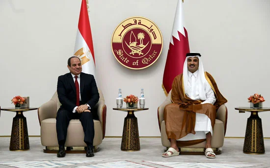 43382-أمير-قطر-يستقبل-الرئيس-السيسى-بمطار-حمد-الدولى-فى-الدوحة-(2)
