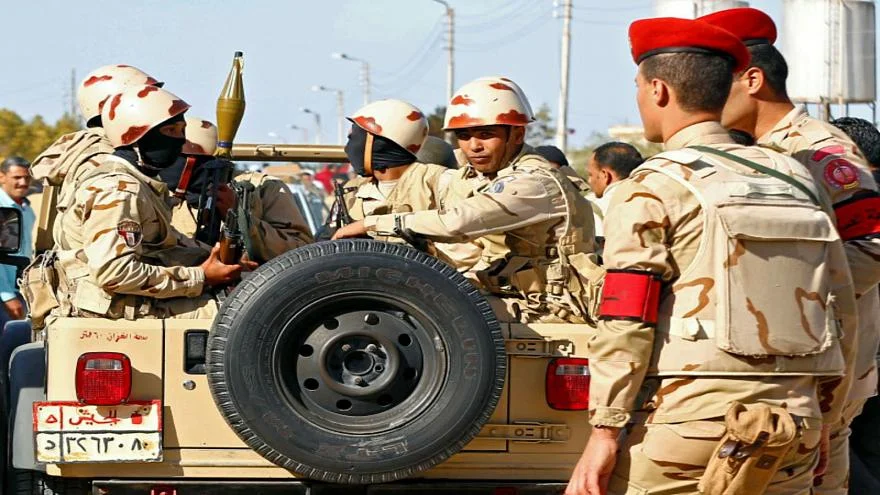 انتشار قوات الجيش في سيناء - ارشيفية