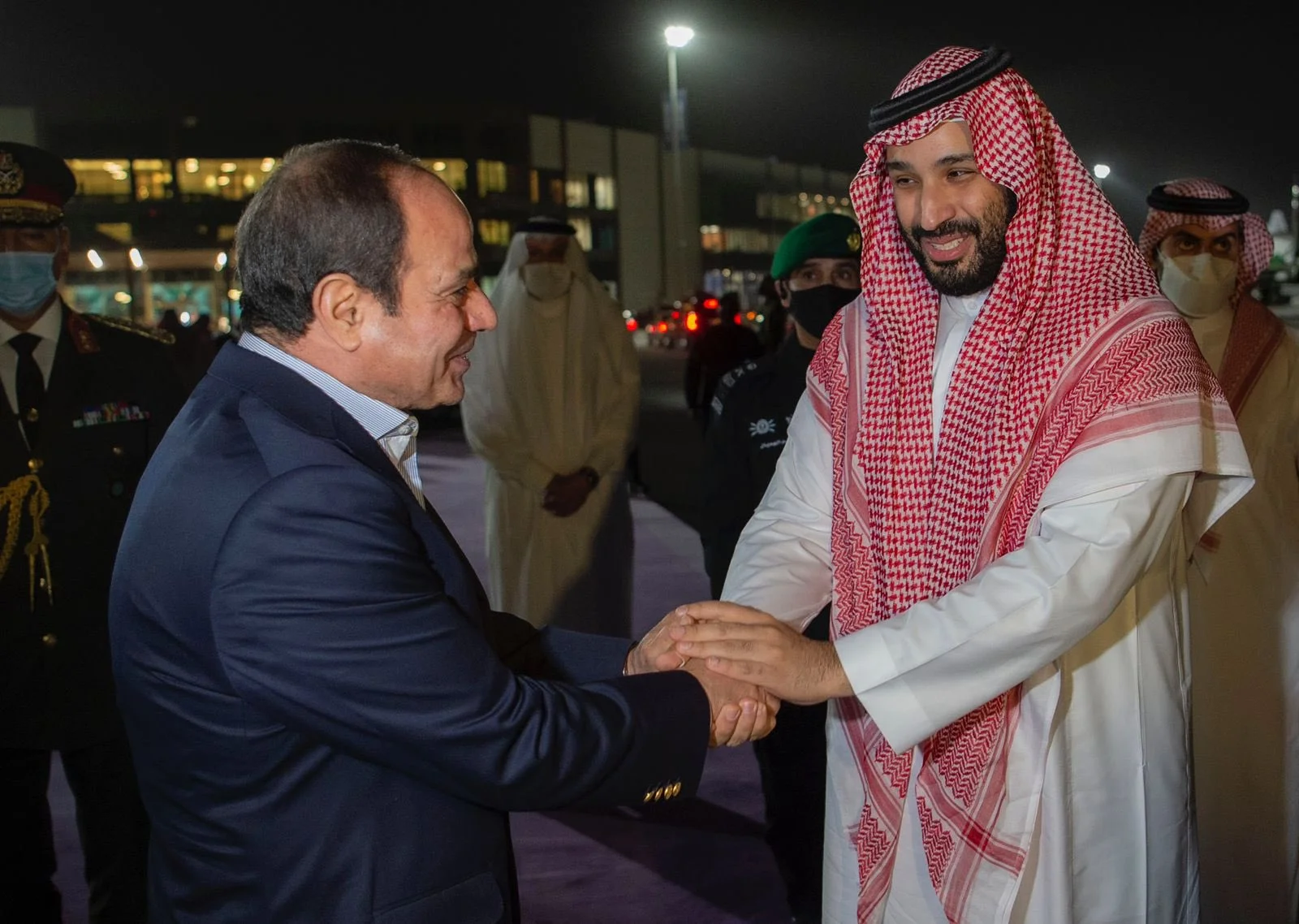 السيسي ومحمد بن سلمان الرياض السع