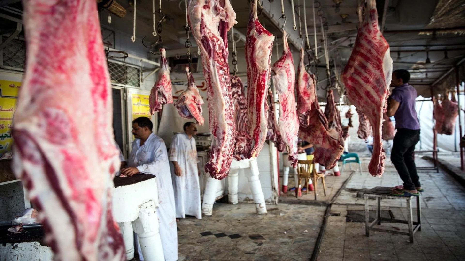 بائعي اللحوم